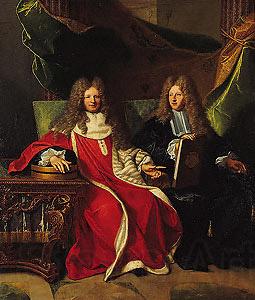 Hyacinthe Rigaud Pierre-Cardin Lebret (1639-1710) and his son Cardin Le Bret (1675-1734),